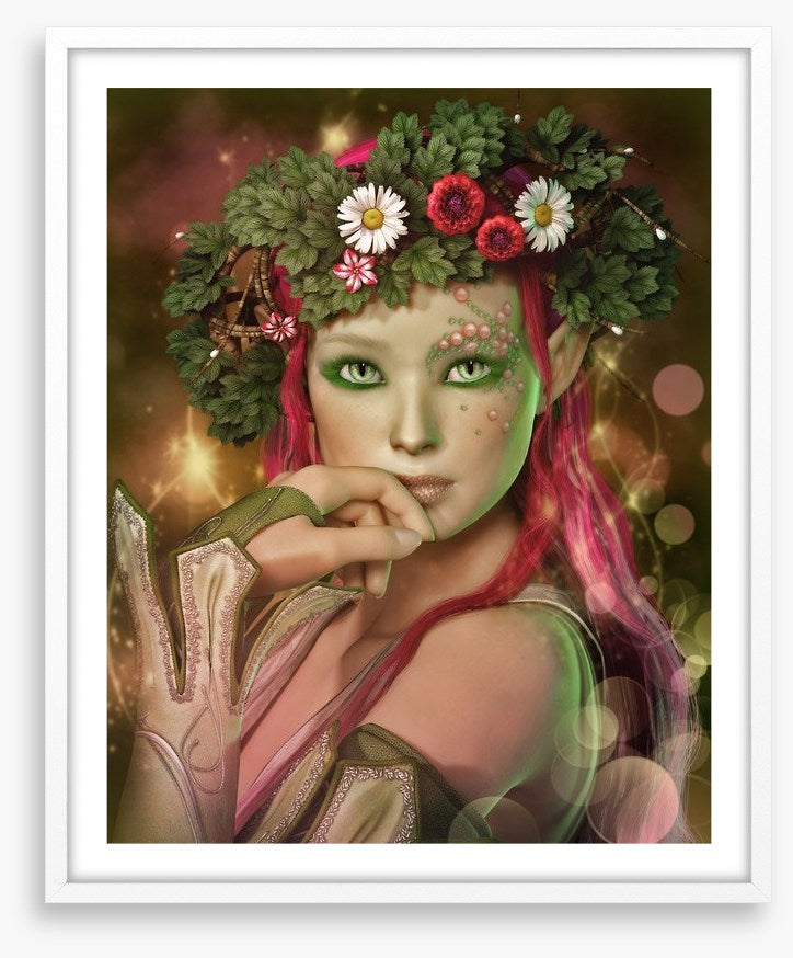 Enchanting elven maid