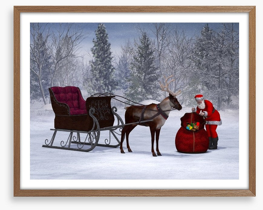 Preparing the sleigh