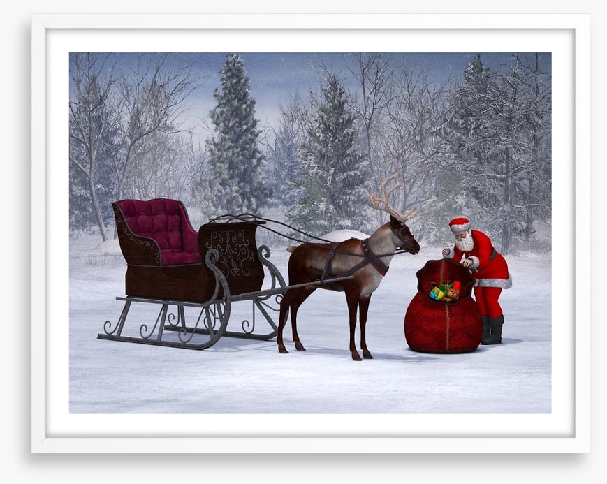 Preparing the sleigh