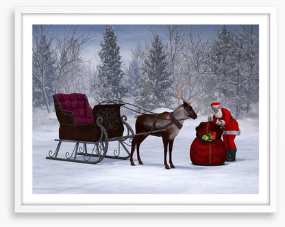 Preparing the sleigh