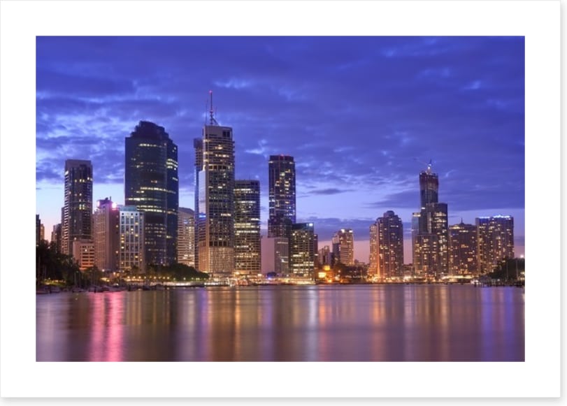 Brisbane city skyline