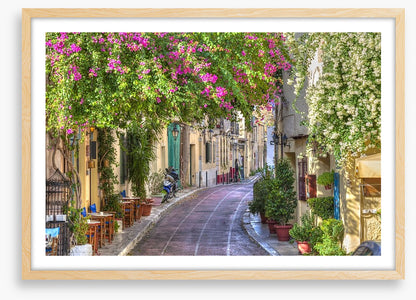 Traditional street in Plaka, Athens