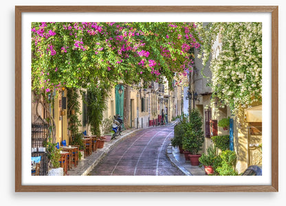 Traditional street in Plaka, Athens