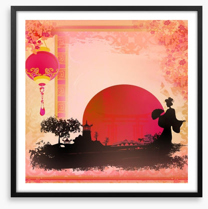 Pagoda sunset