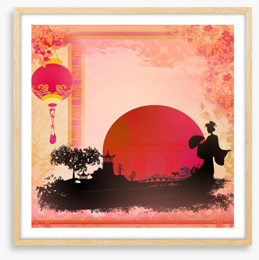 Pagoda sunset