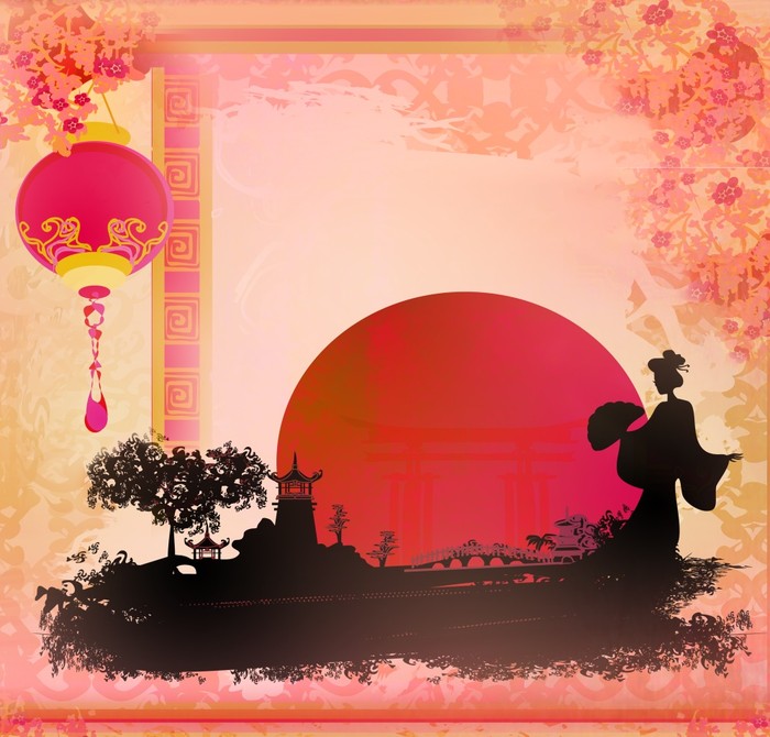 Pagoda sunset