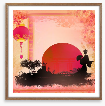 Pagoda sunset