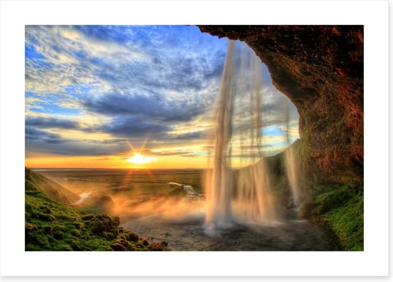 Seljalandsfoss waterfall, Iceland