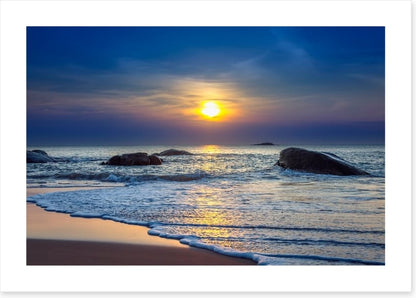 Sunset on Khao Lak beach, Thailand