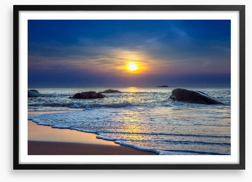 Sunset on Khao Lak beach, Thailand