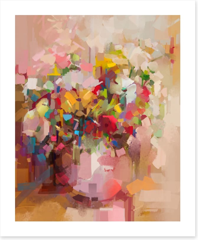 Confetti blooms