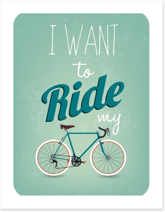 I want to ride
