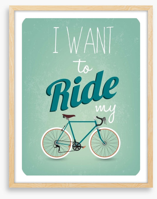 I want to ride