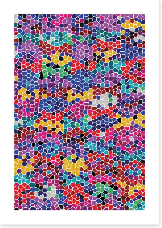 Happy mood mosaic