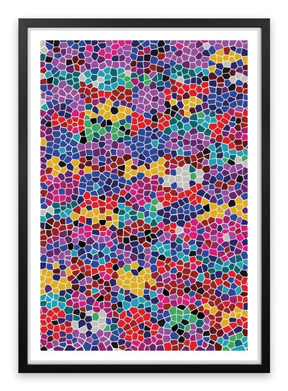 Happy mood mosaic