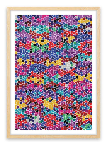 Happy mood mosaic