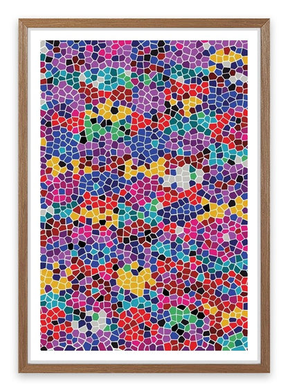 Happy mood mosaic