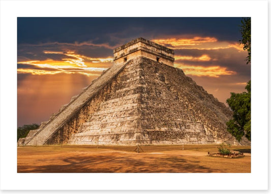 Twilight temple of Kukulkan