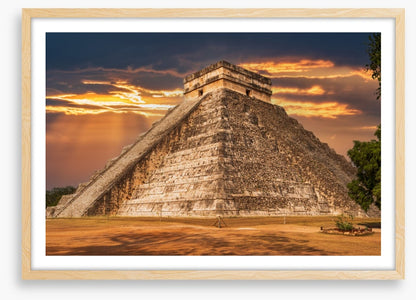 Twilight temple of Kukulkan