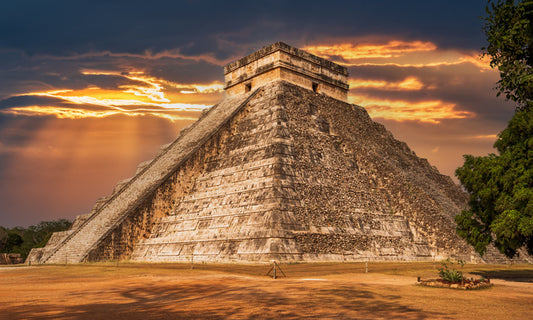 Twilight temple of Kukulkan