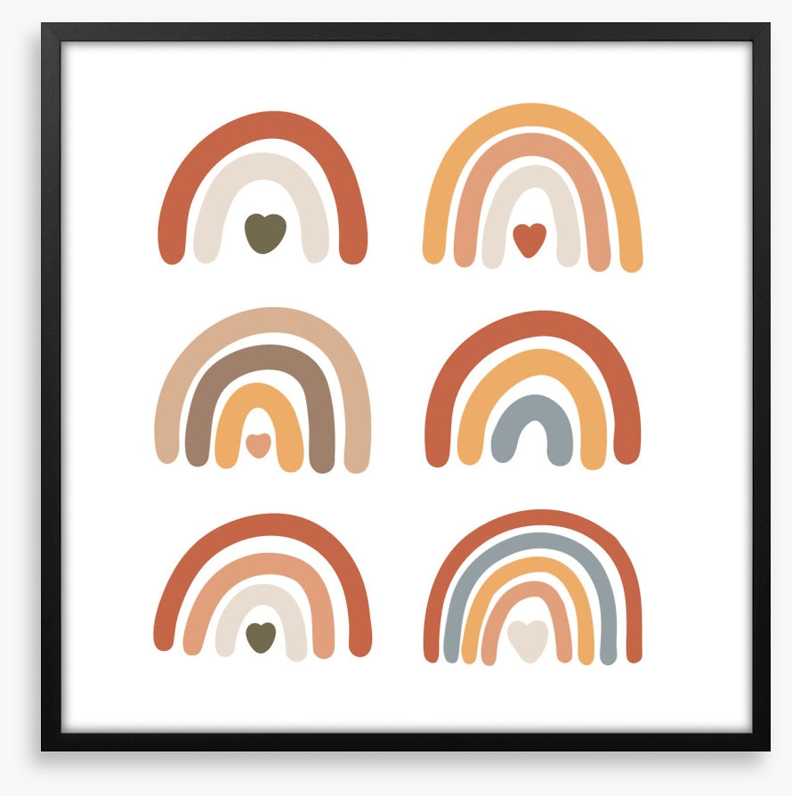 Six rainbows