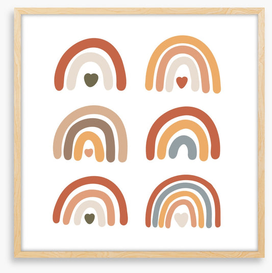 Six rainbows