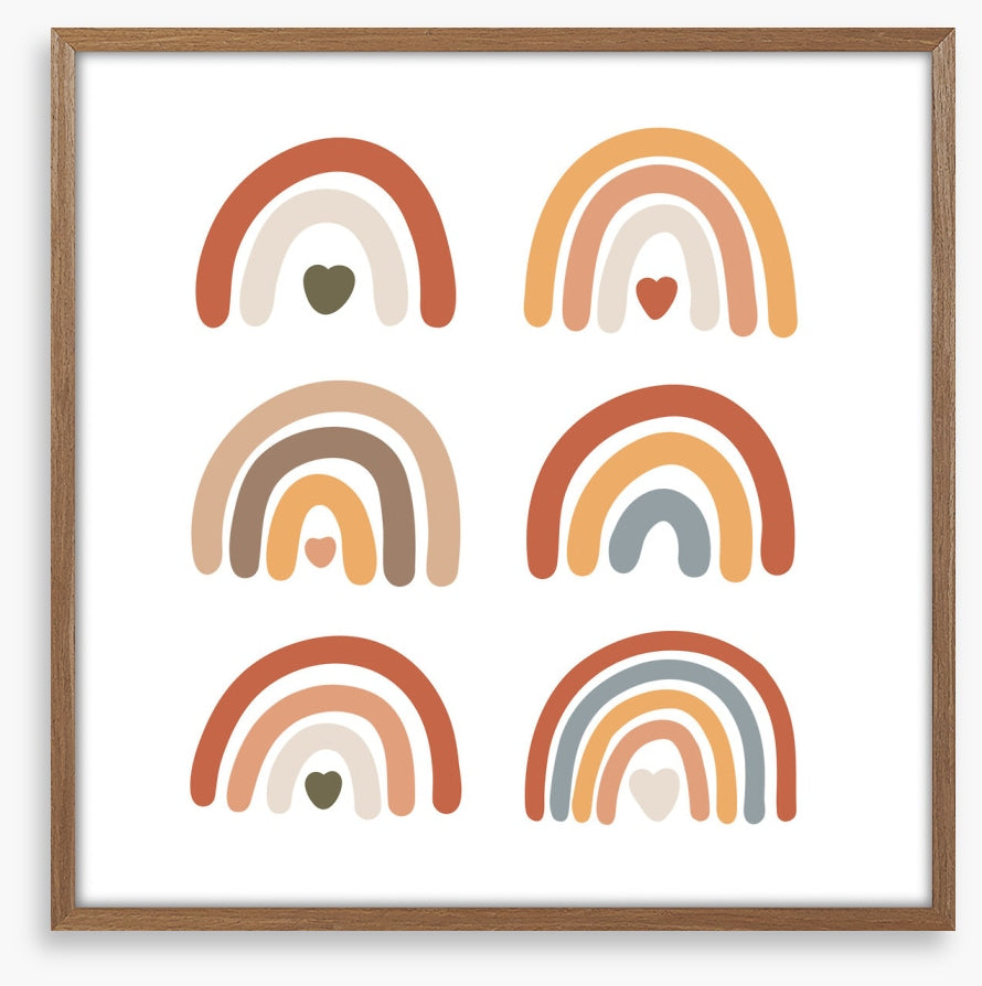Six rainbows