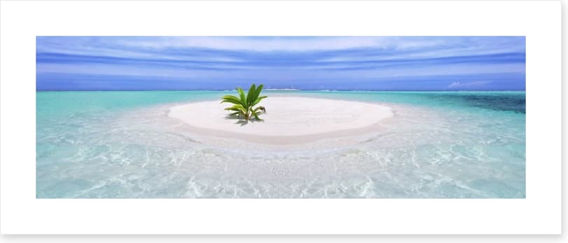 Tropical island panorama