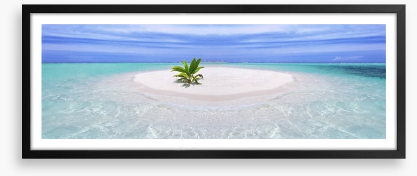 Tropical island panorama