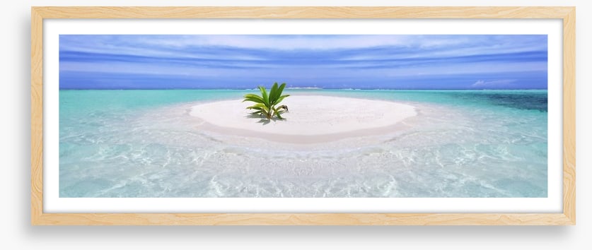 Tropical island panorama