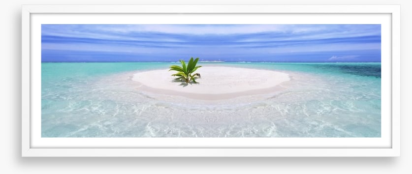 Tropical island panorama