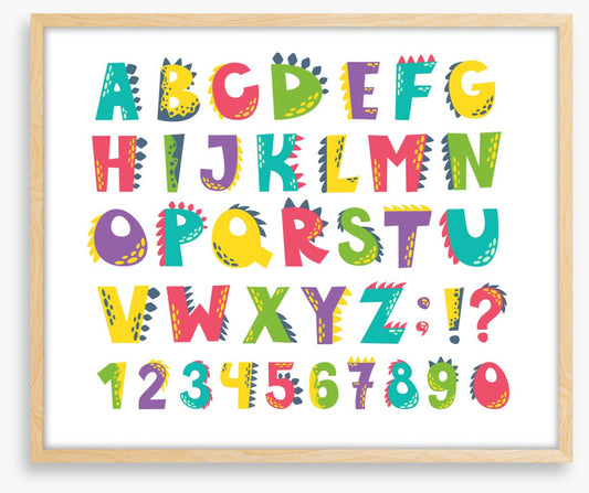 Alphabet and Numbers