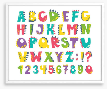Alphabet and Numbers