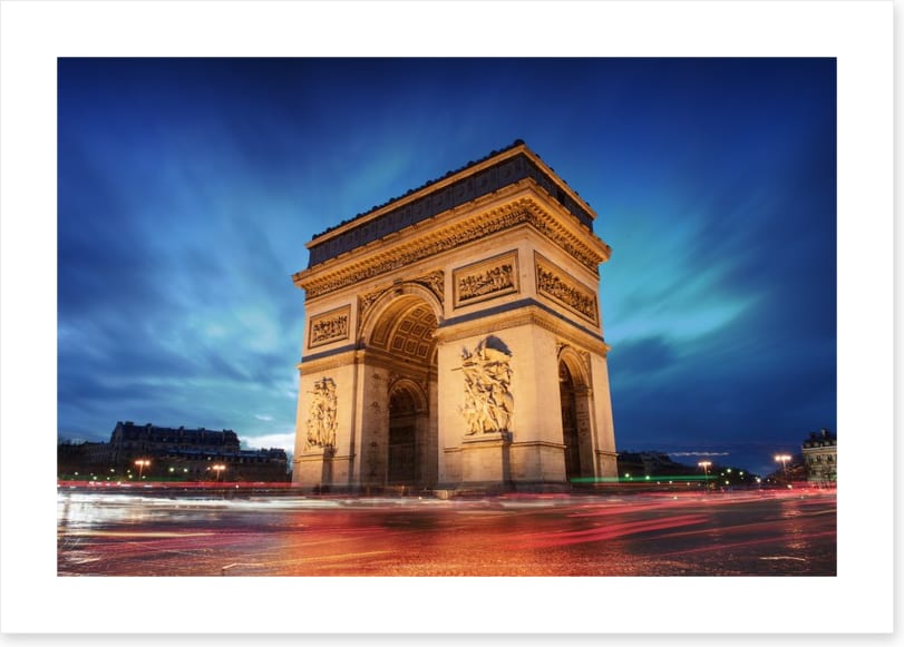 Arc de Triomphe by night, Paris