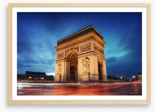 Arc de Triomphe by night, Paris