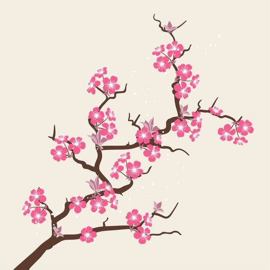 Cherry pink blossom