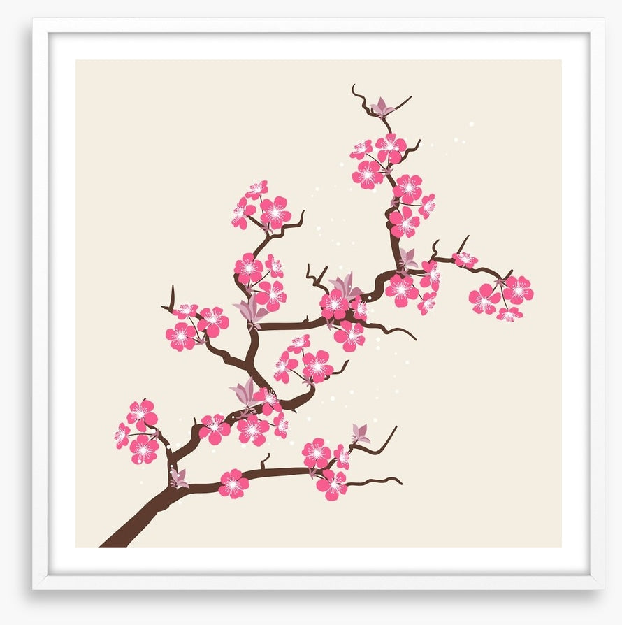 Cherry pink blossom