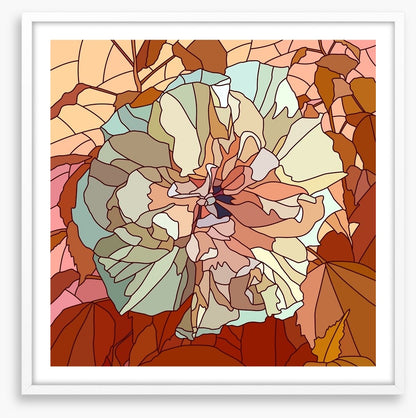 Chinese rose mosaic