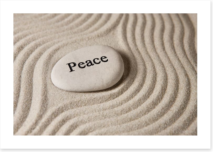 With peace