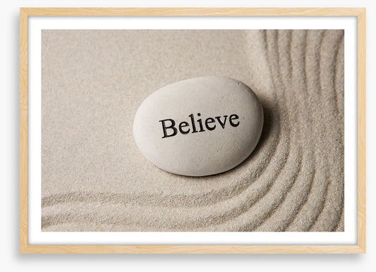 With belief