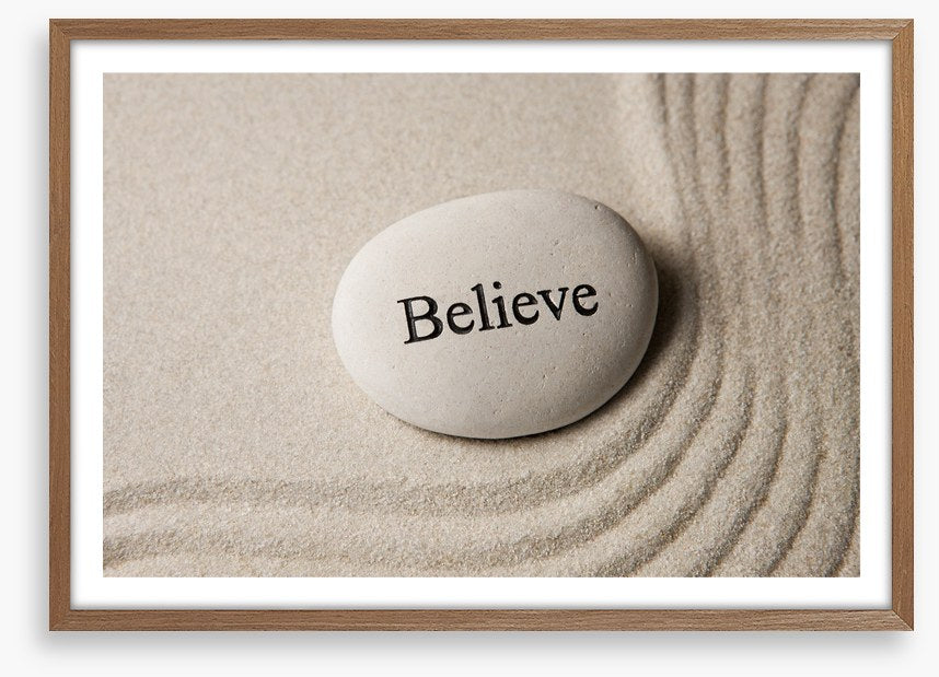 With belief