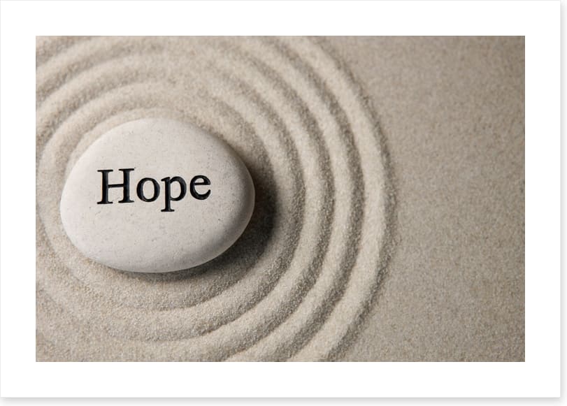 With hope