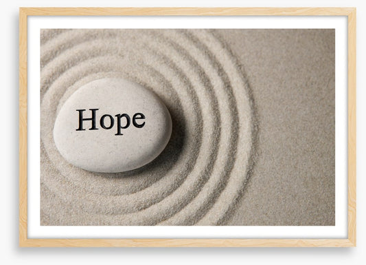 With hope