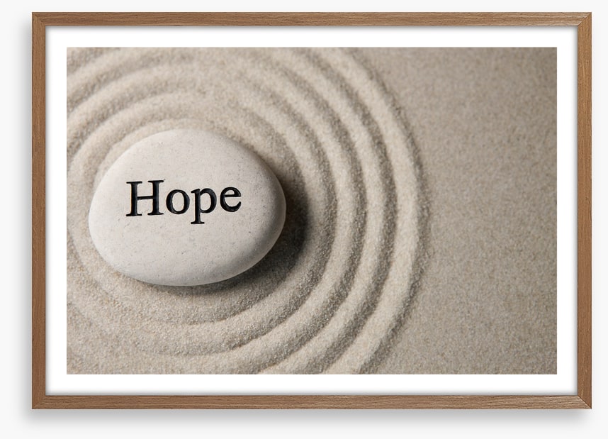 With hope