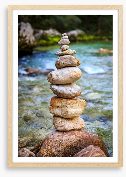 Cairn in the river