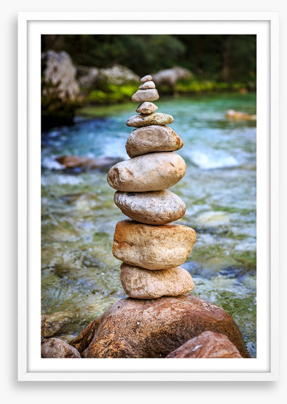 Cairn in the river