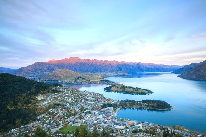 Queenstown aerial, New Zealand