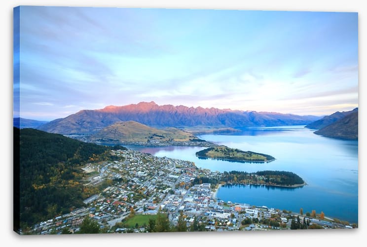 Queenstown aerial, New Zealand