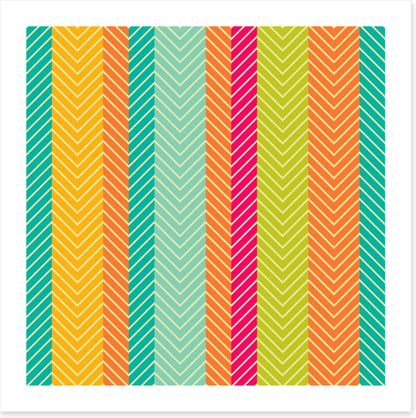 Retro zigzags