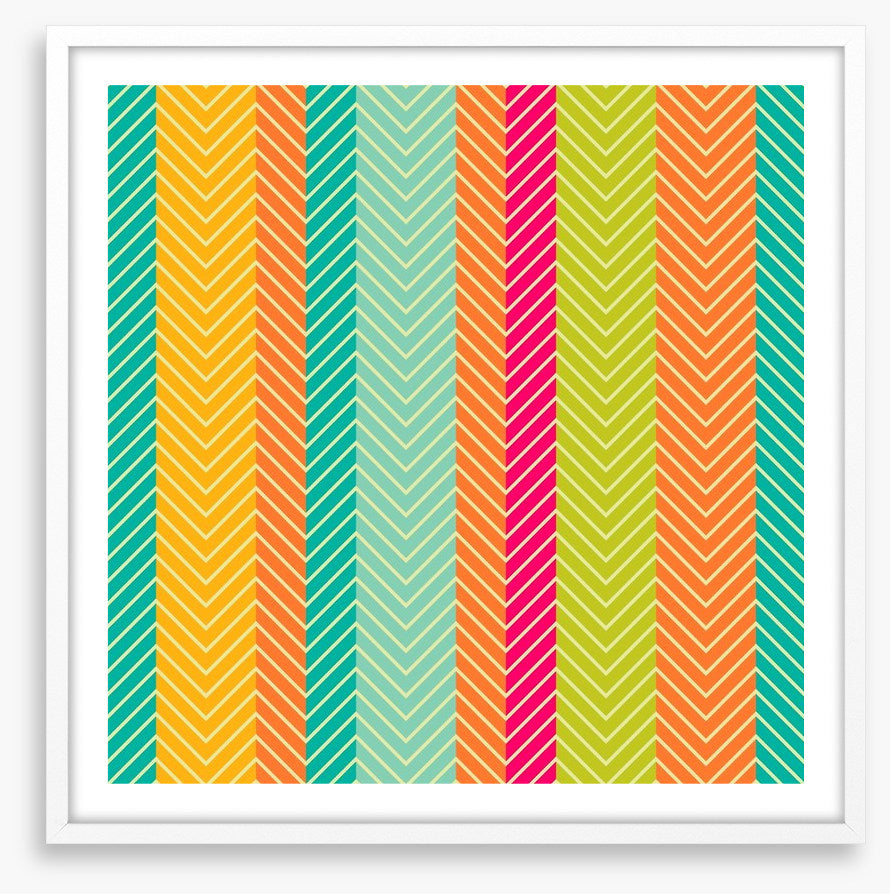 Retro zigzags
